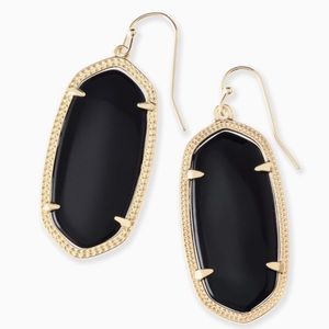 KENDRA SCOTT NAVY BLUE EARRINGS